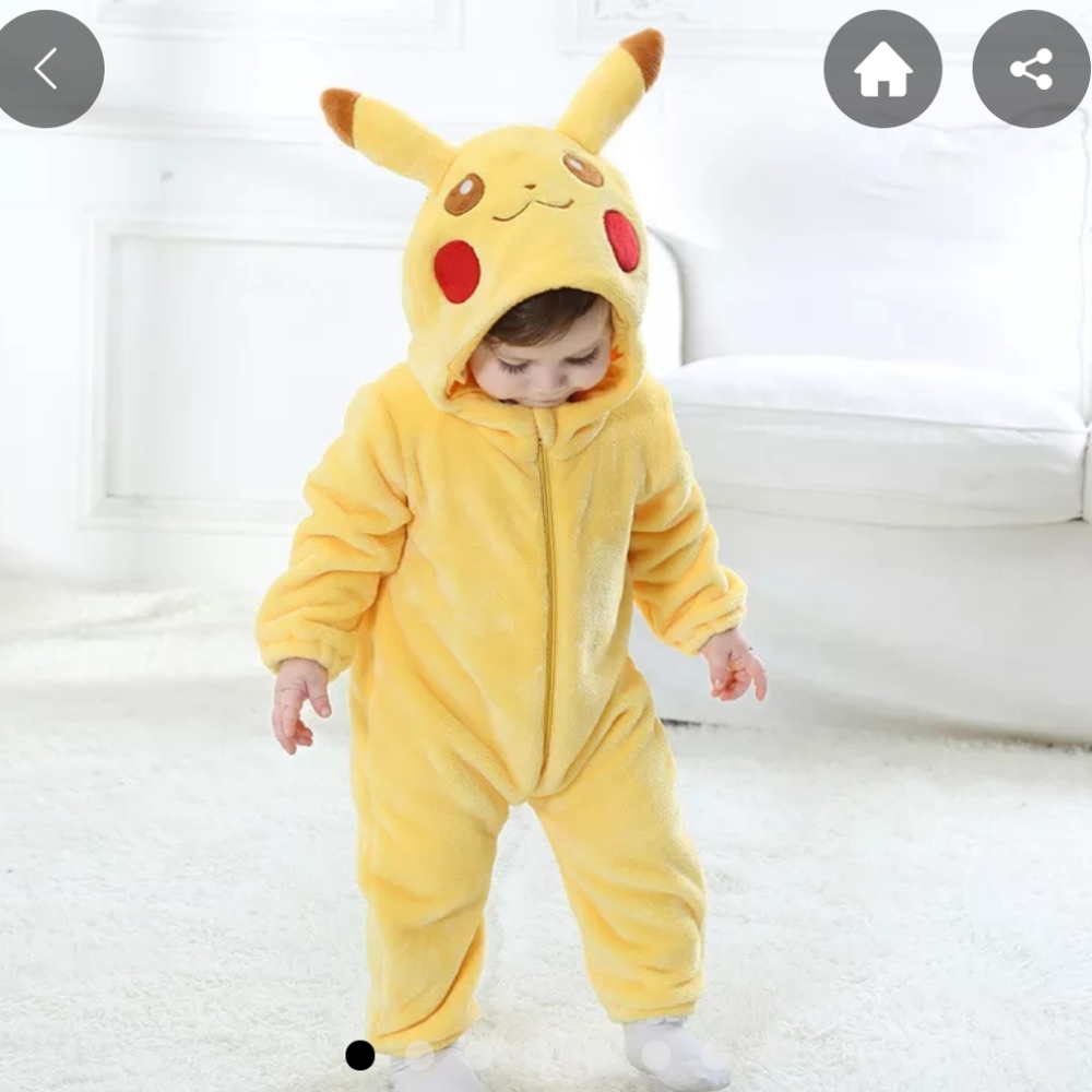 Toddler Pikachu costume 18m-2T
